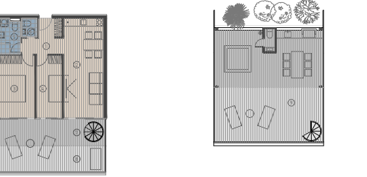 Penthouse S401 z tarasem na dachu, Krilo Jesenice