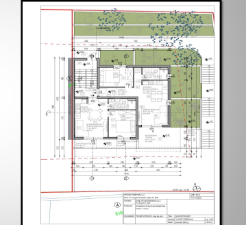 Mieszkanie A1 na parterze nowego budynku Kučine, Solin