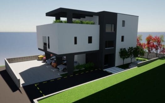 Komfortowy apartament z basenem, nowy budynek, Rudine, Kaštel Novi