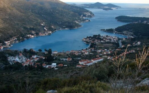 Piękna działka, drugi rząd od morza, Zaton, Dubrovnik